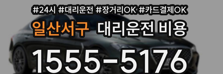 일산서구 대리운전 비용