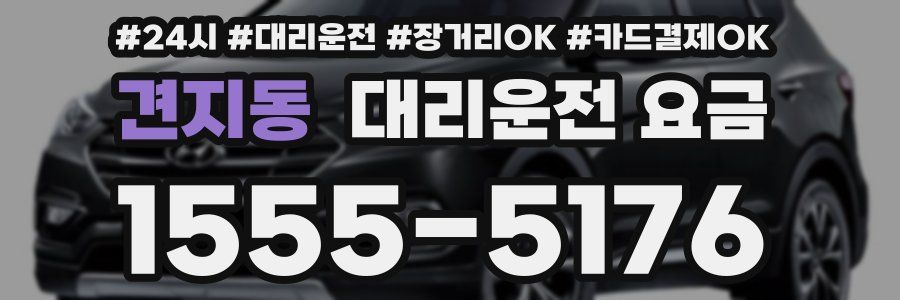 견지동 대리운전 요금