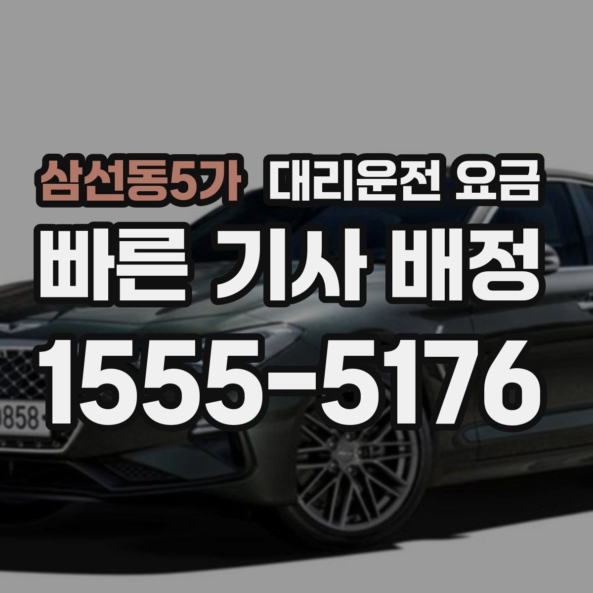 삼선동5가 대리운전