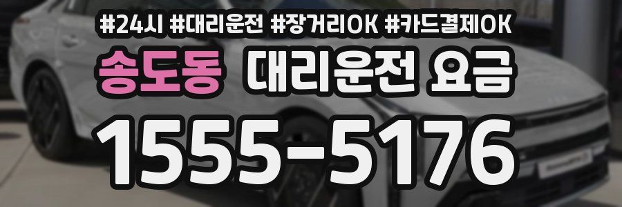 송도동 대리운전 요금