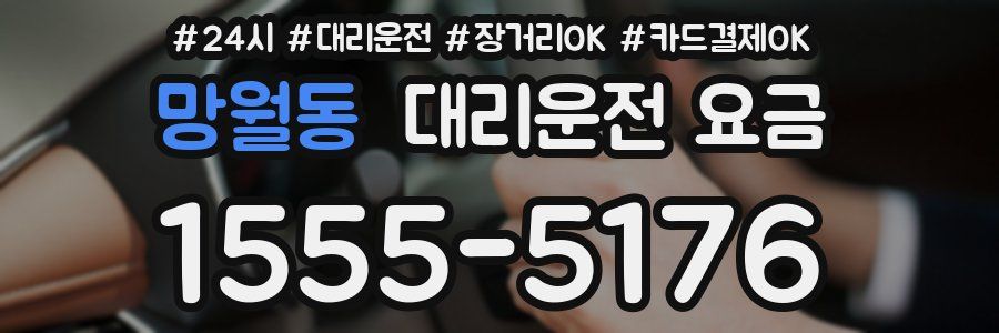 망월동 대리운전 요금