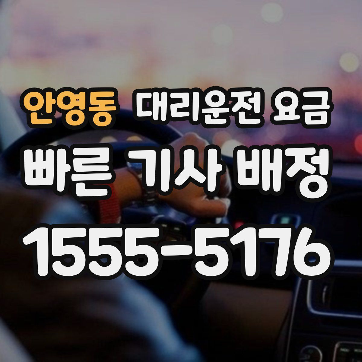 안영동 대리운전