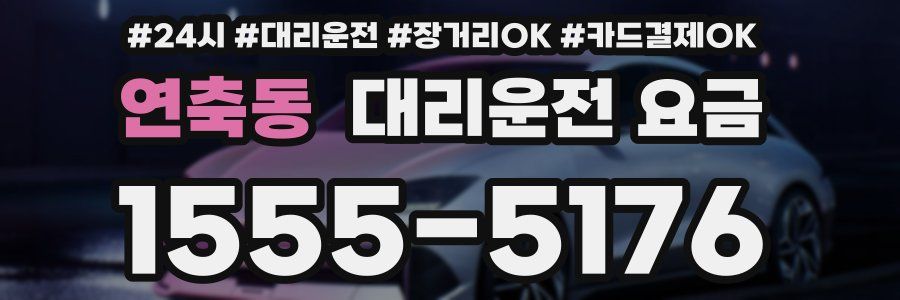 연축동 대리운전 요금
