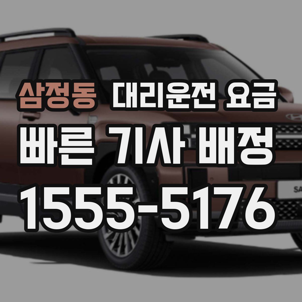 삼정동 대리운전