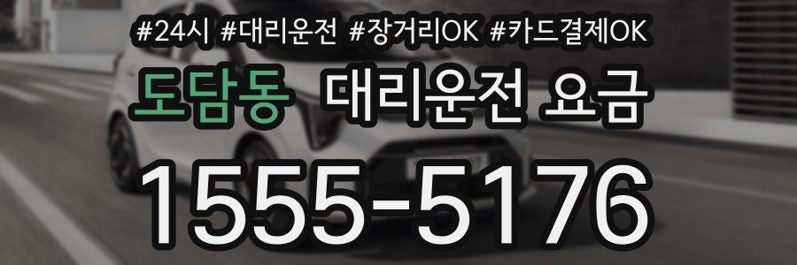 도담동 대리운전 요금