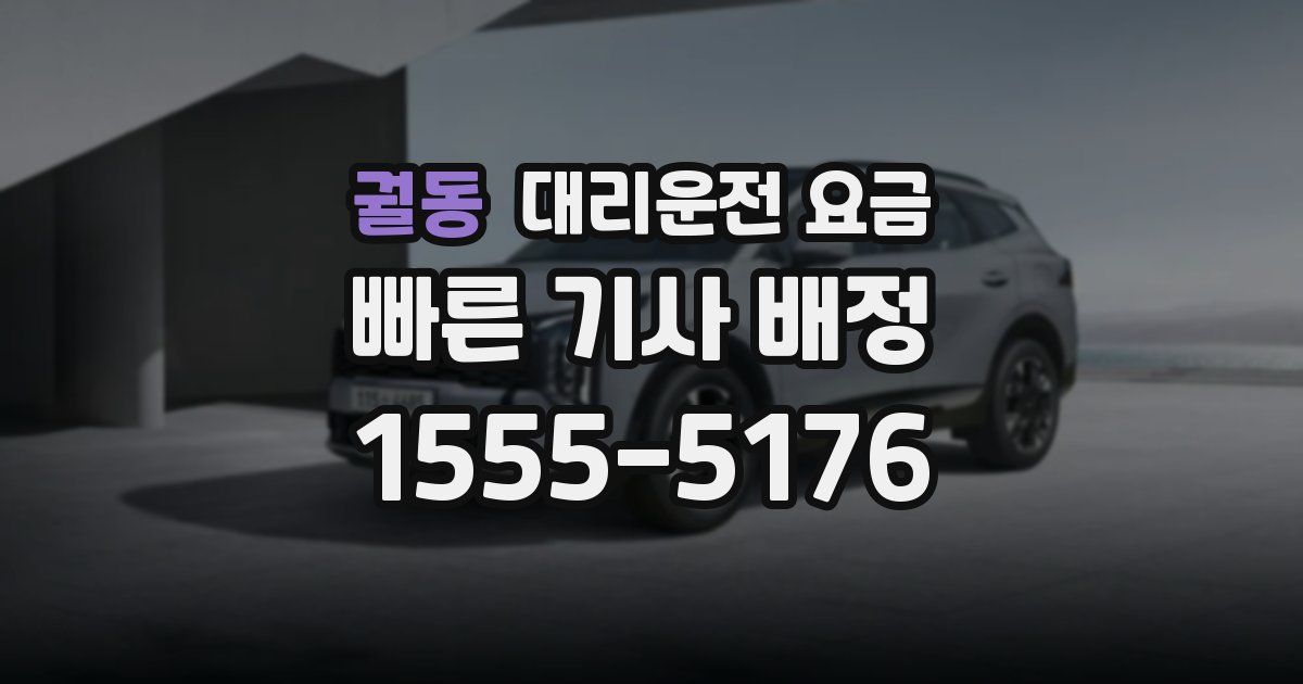 궐동 대리운전 가격