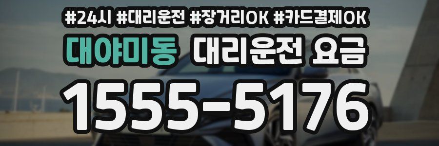 대야미동 대리운전 요금