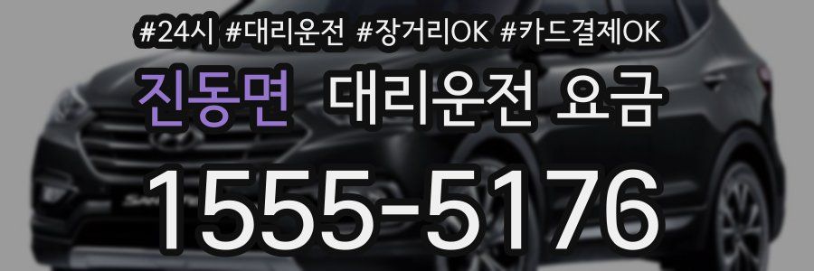 진동면 대리운전 요금
