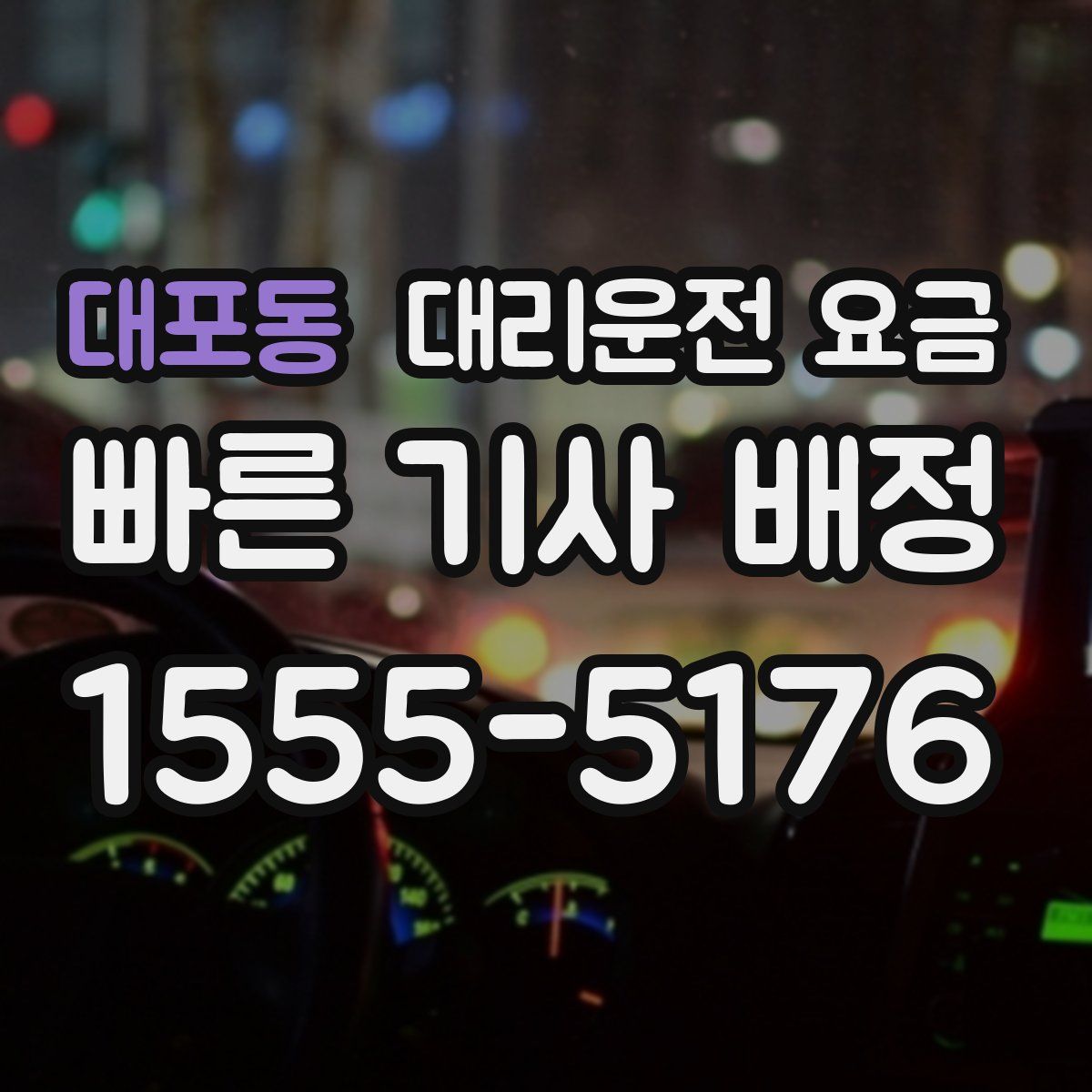 대포동 대리운전