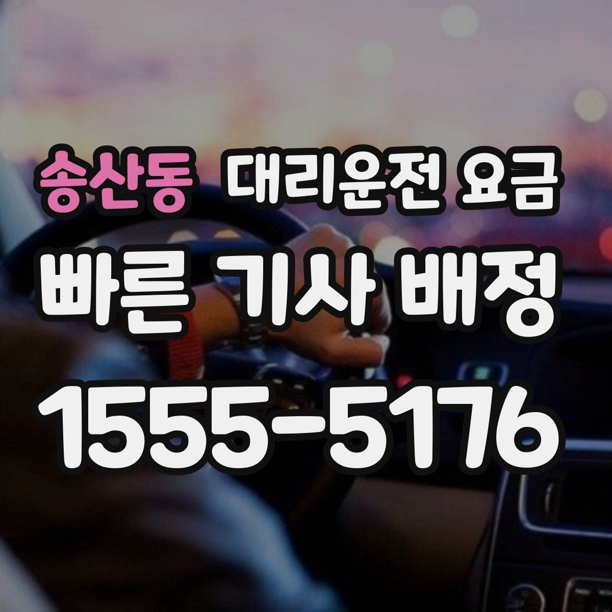 송산동 대리운전