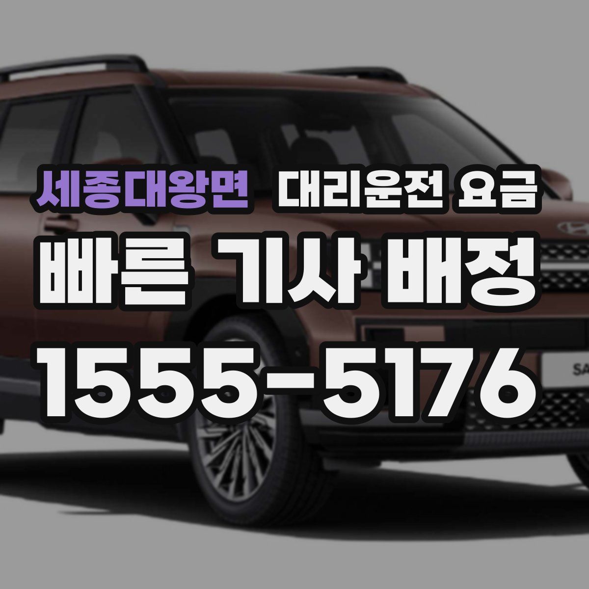 세종대왕면 대리운전