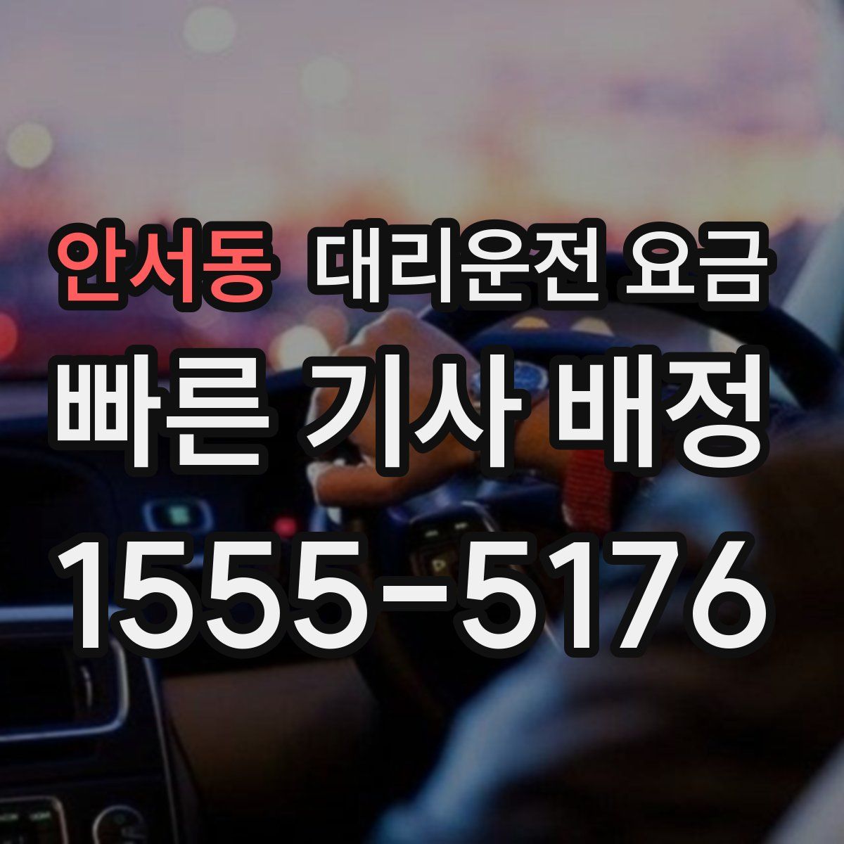 안서동 대리운전