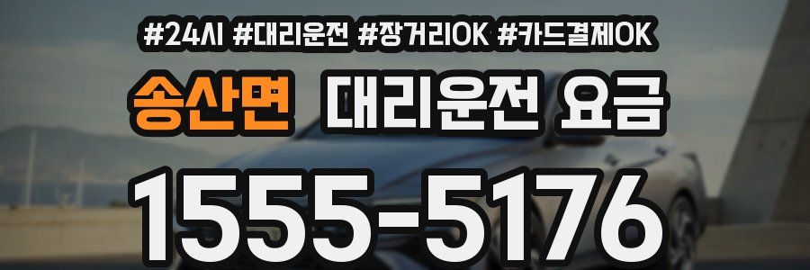 송산면 대리운전 요금