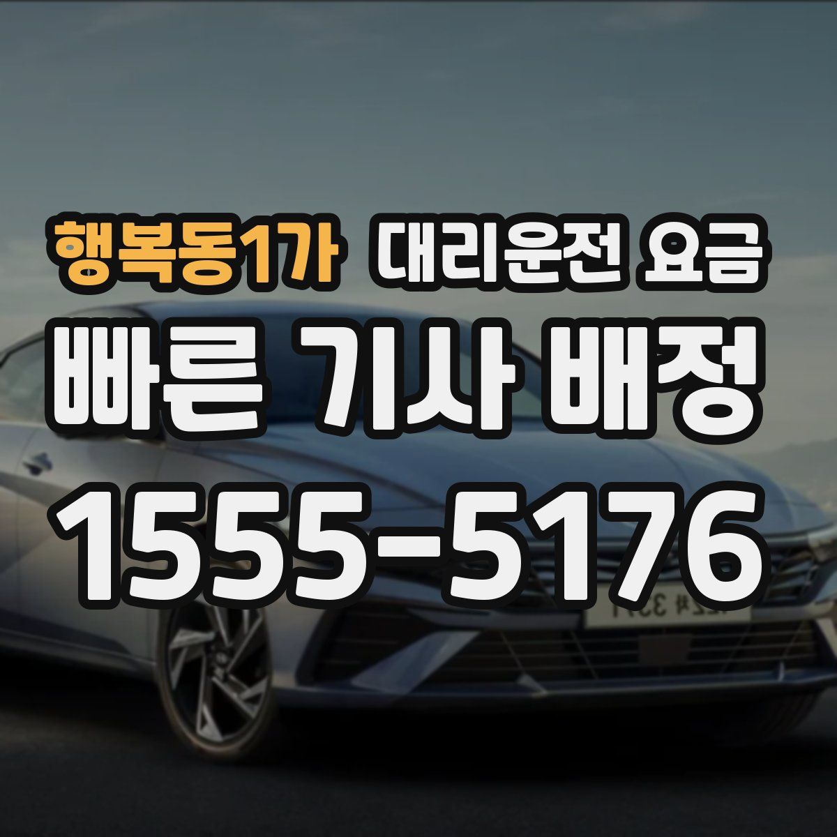 행복동1가 대리운전