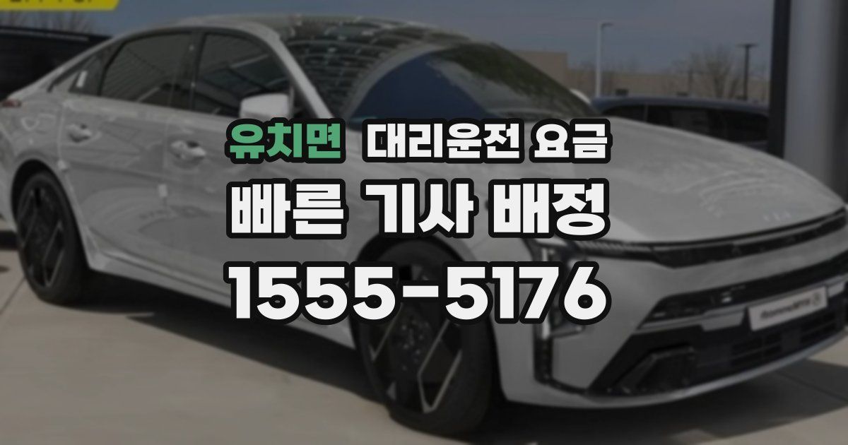 유치면 대리운전 가격