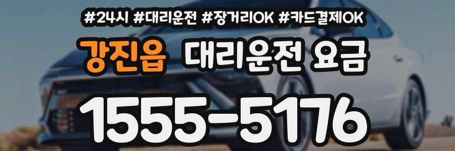 강진읍 대리운전 요금