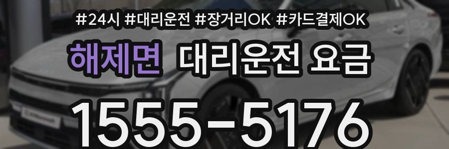 해제면 대리운전 요금