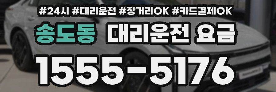 송도동 대리운전 요금