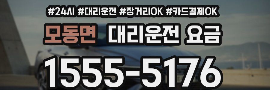 모동면 대리운전 요금