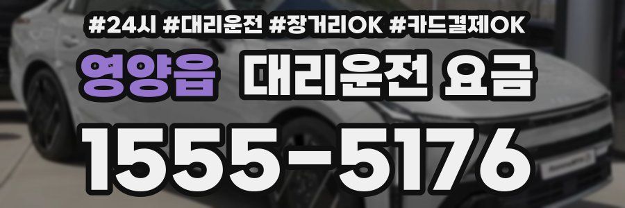 영양읍 대리운전 요금