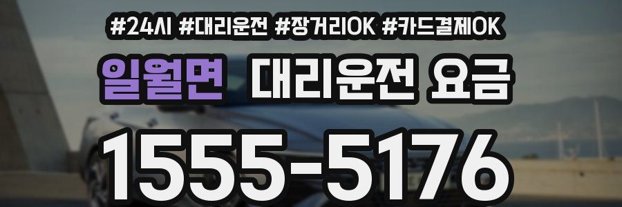 일월면 대리운전 요금