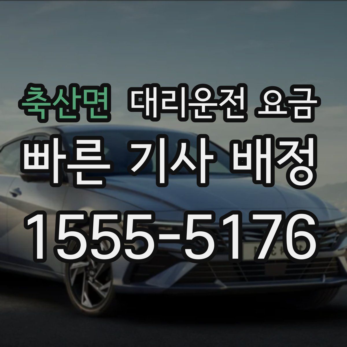 축산면 대리운전