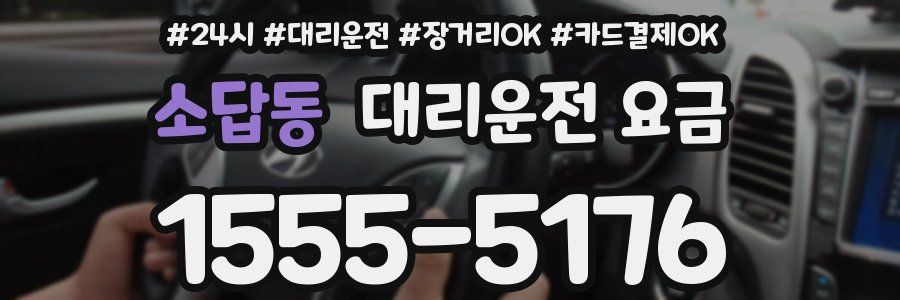 소답동 대리운전 요금