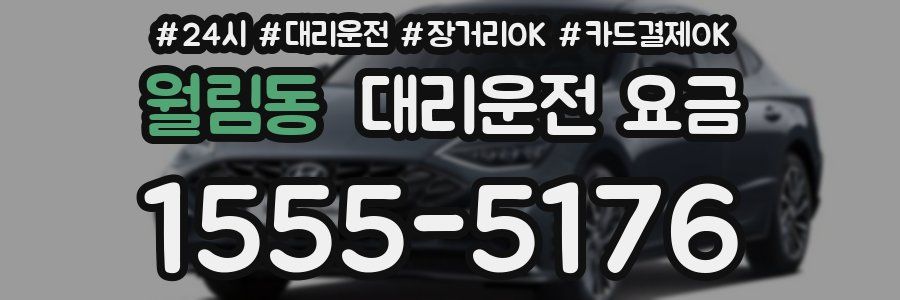 월림동 대리운전 요금