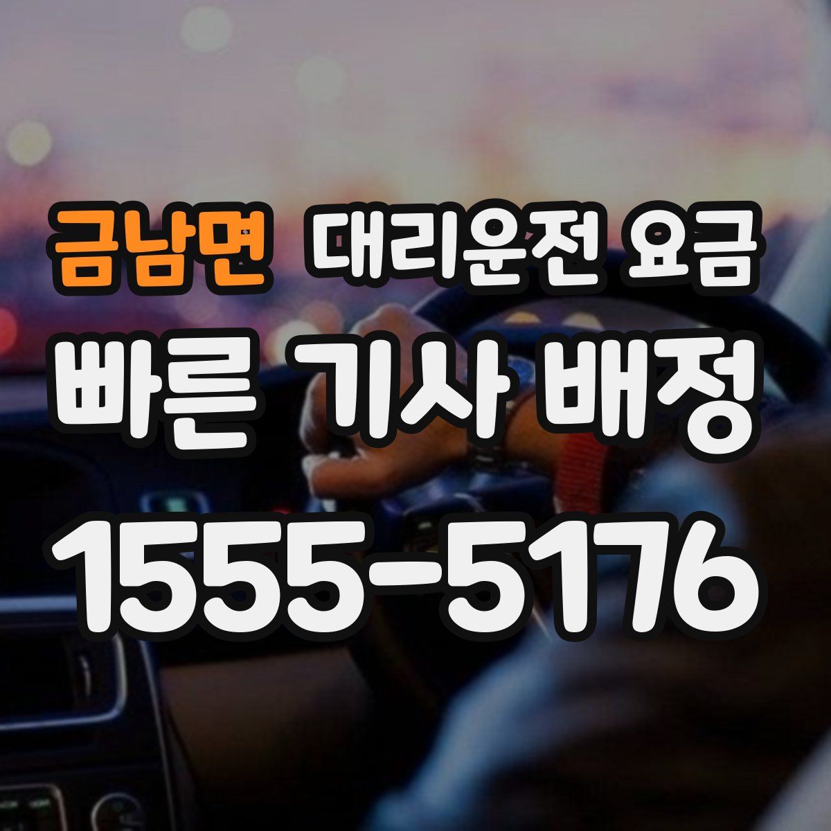 금남면 대리운전