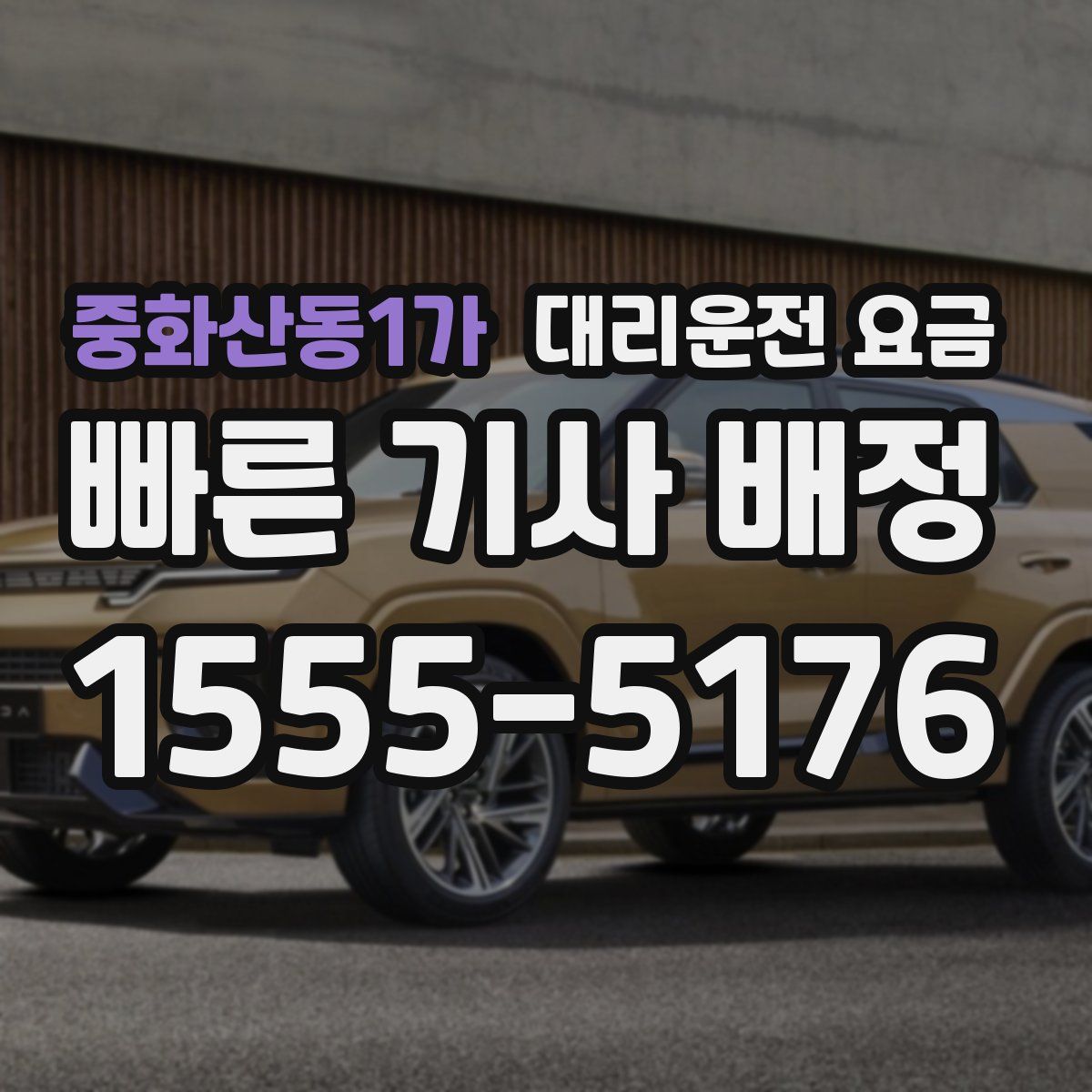 중화산동1가 대리운전