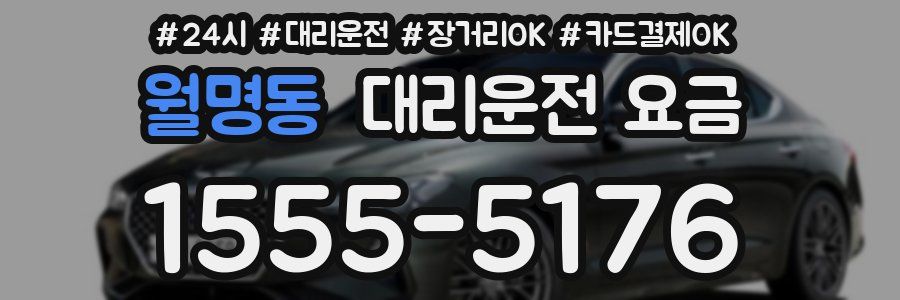 월명동 대리운전 요금