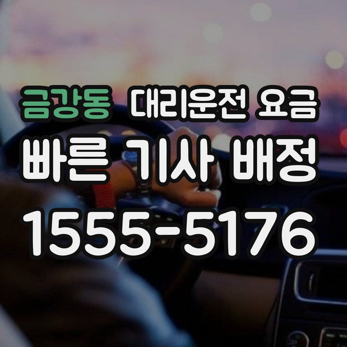 금강동 대리운전