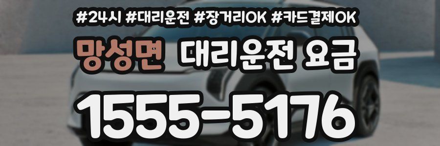 망성면 대리운전 요금