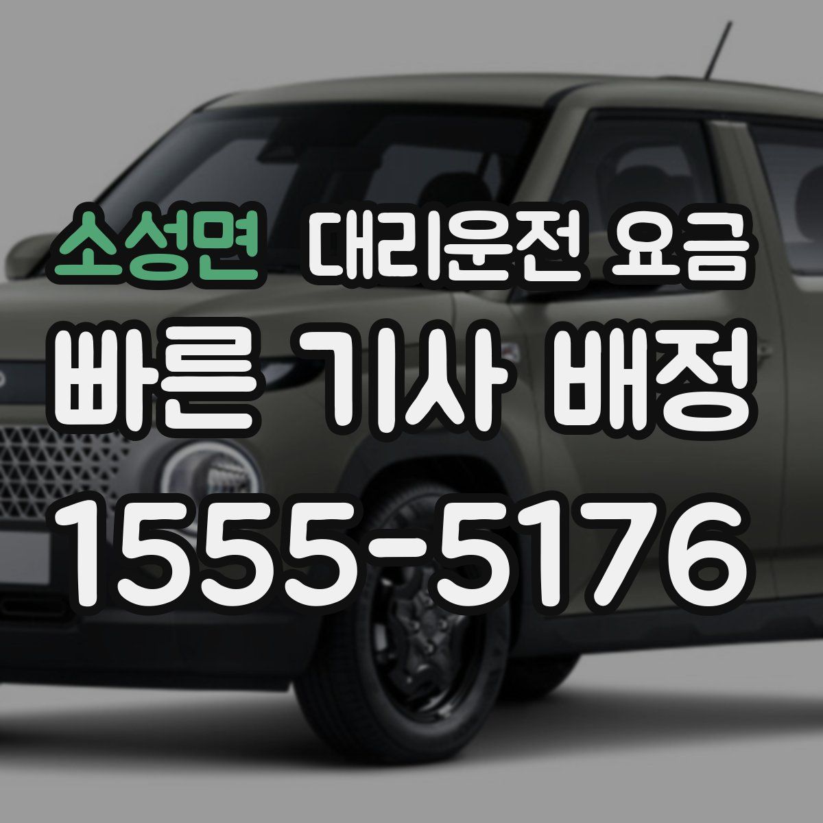 소성면 대리운전