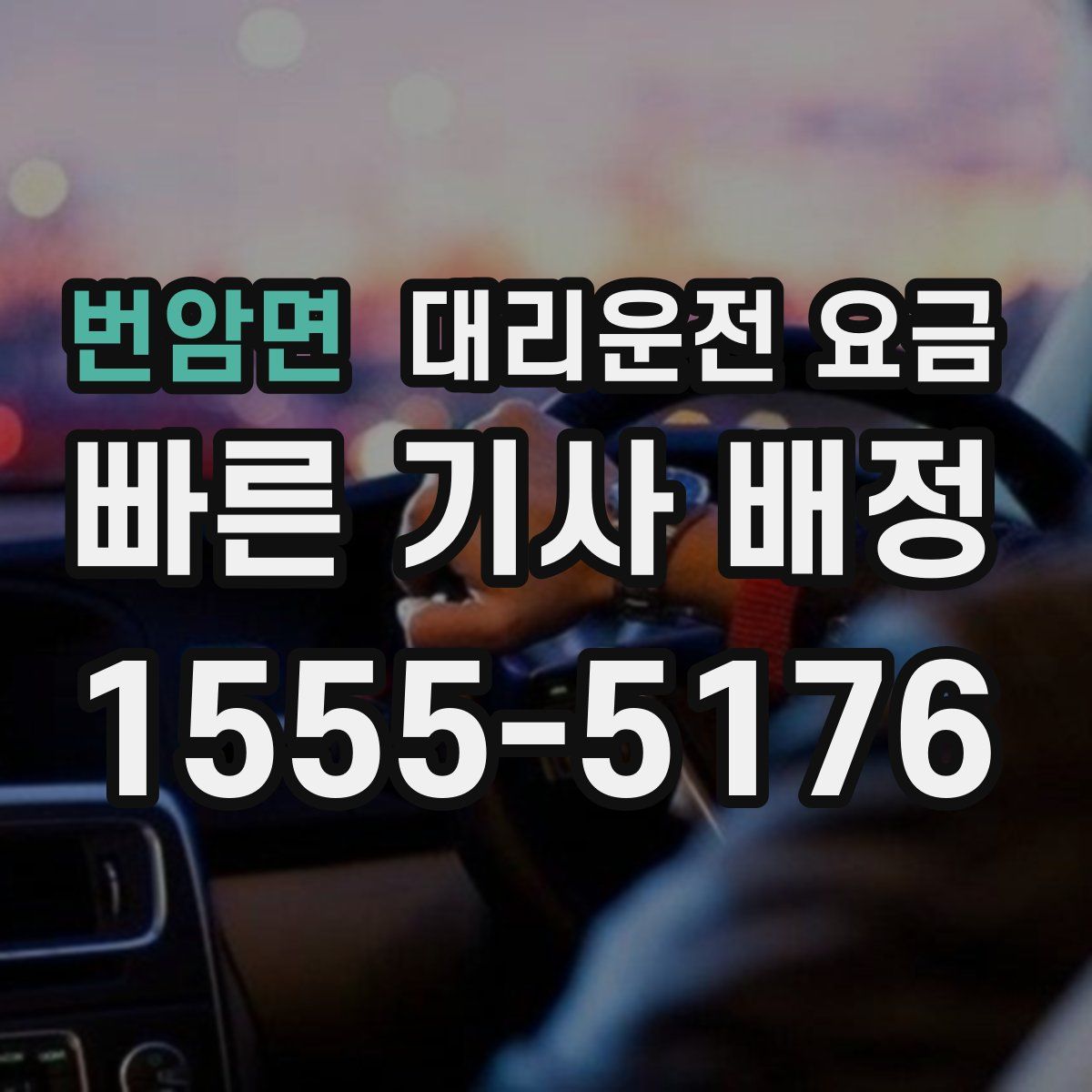 번암면 대리운전