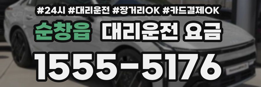 순창읍 대리운전 요금