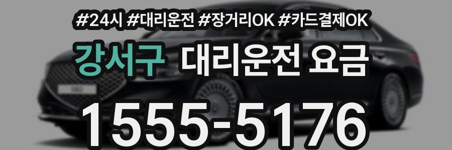 강서구 대리운전 요금