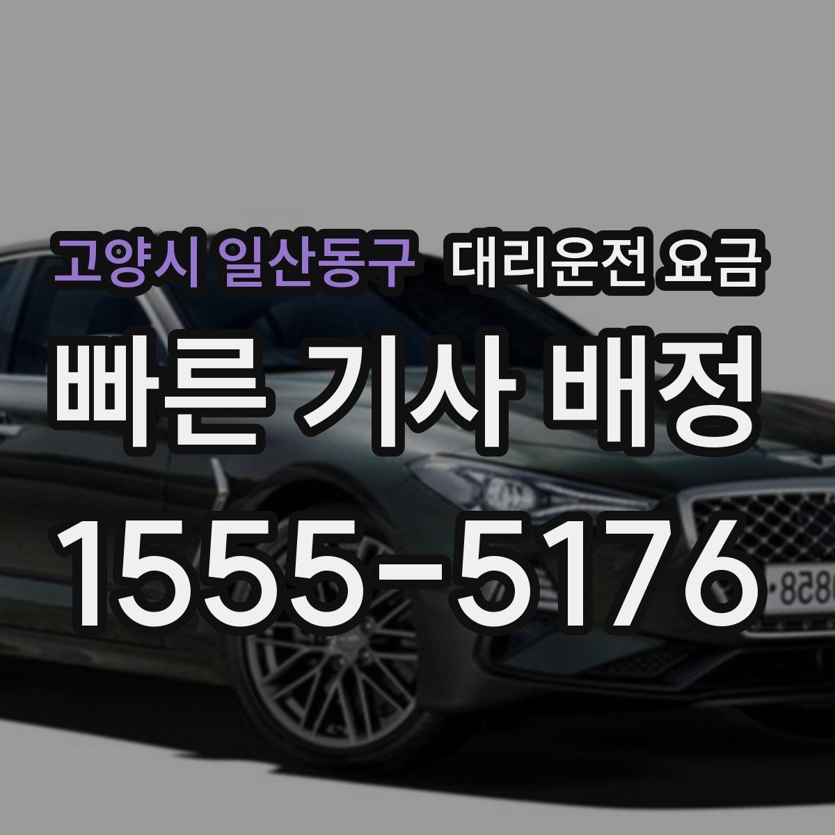 고양시 일산동구 대리운전 요금 심야 시간 택시 대안으로 괜찮을까