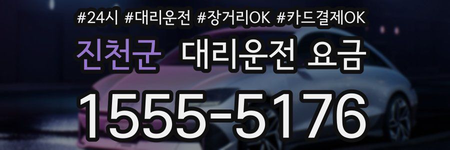 진천군 대리운전 요금
