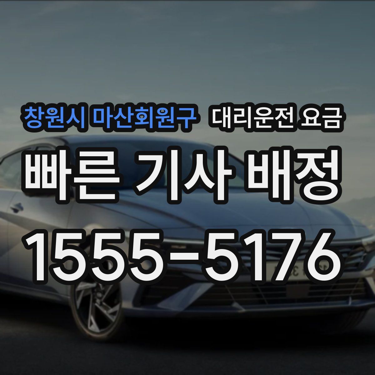 창원시 마산회원구 대리운전