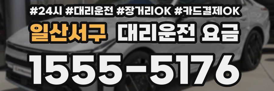 일산서구 대리운전 요금