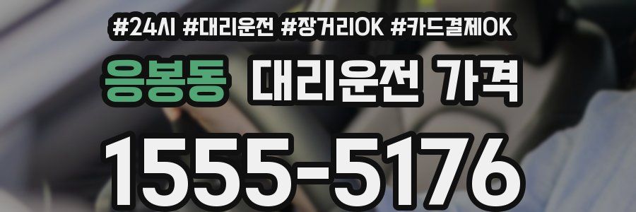 응봉동 대리운전 가격