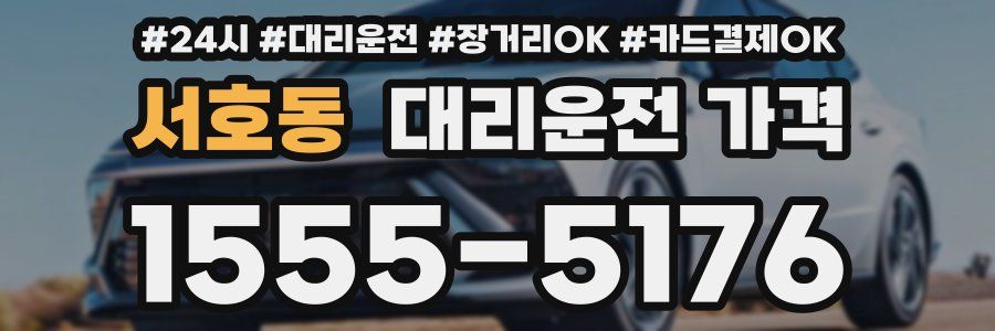 서호동 대리운전 가격