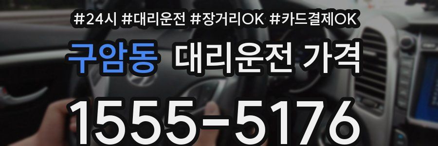 구암동 대리운전 가격