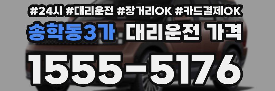 송학동3가 대리운전 가격