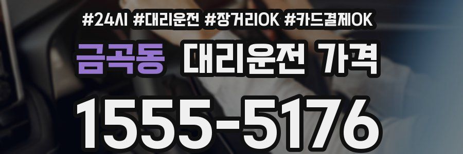 금곡동 대리운전 가격