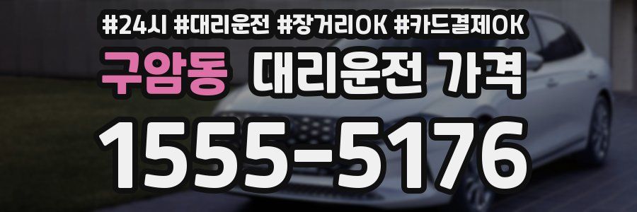 구암동 대리운전 가격