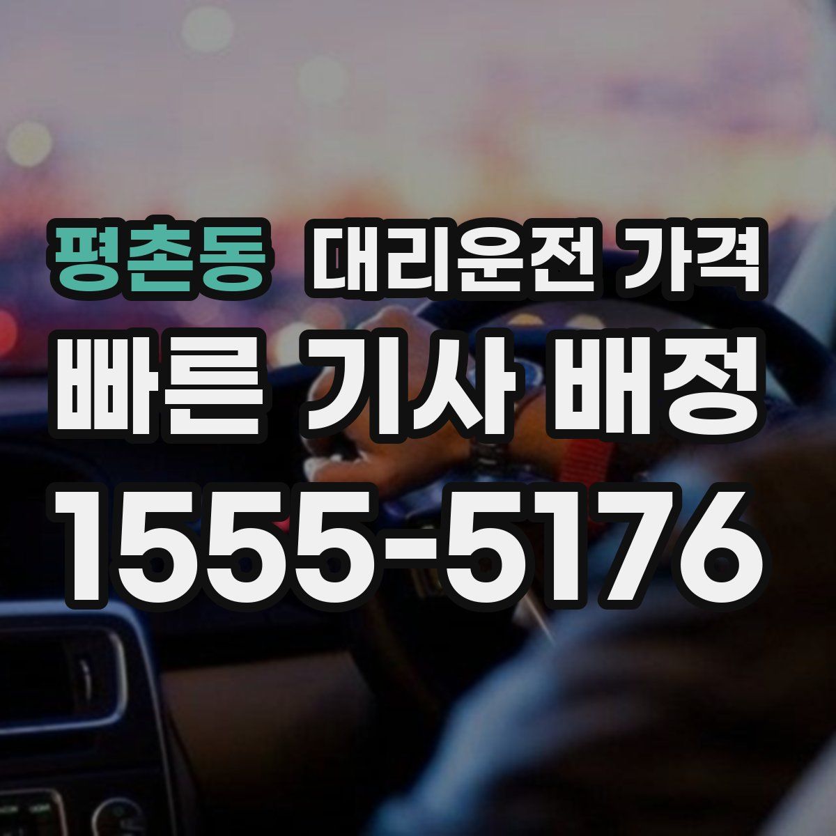 평촌동 대리운전