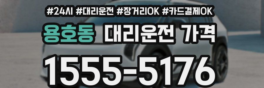 용호동 대리운전 가격