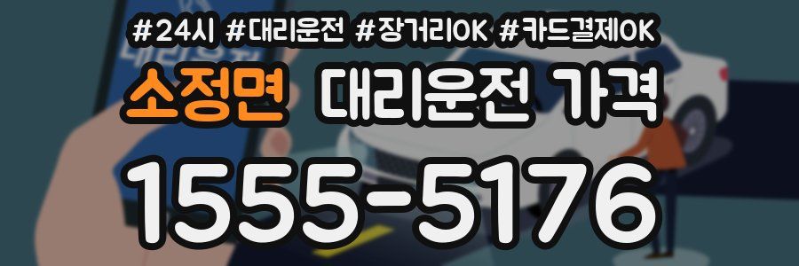소정면 대리운전 가격